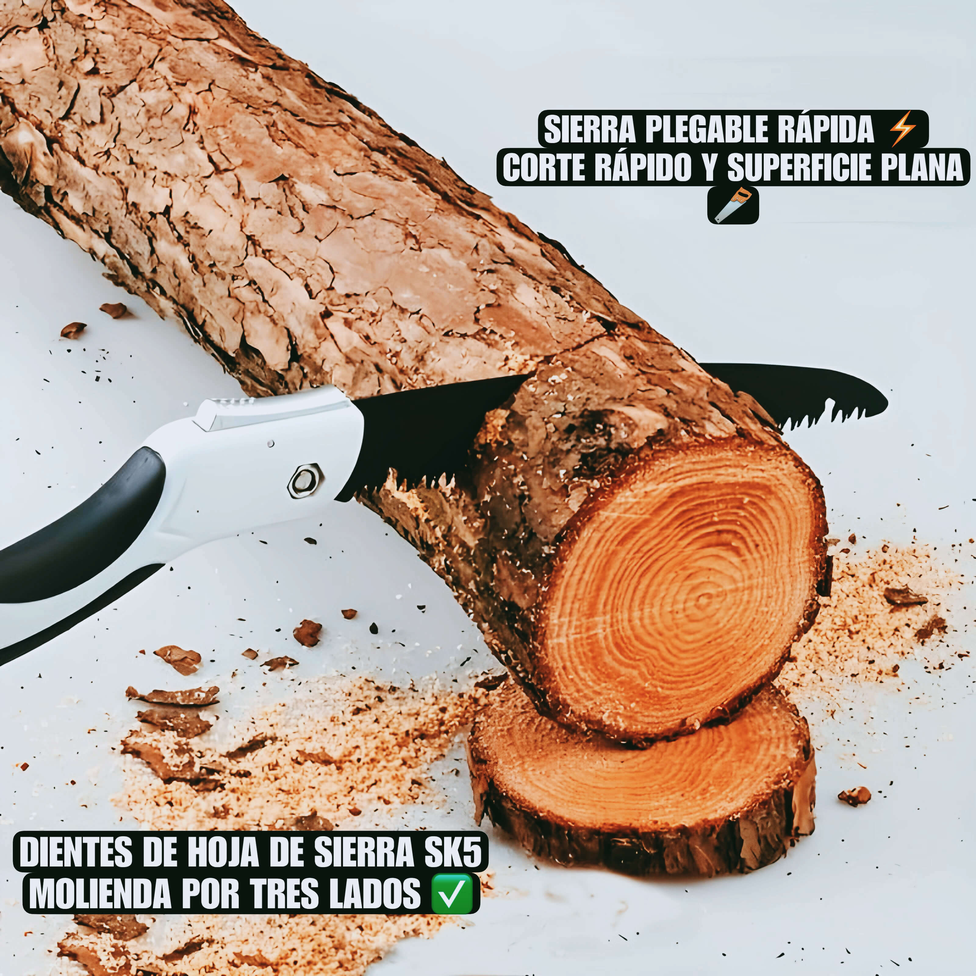 SIERRA JAPONESA DE ACERO INOXIDABLE SK5™