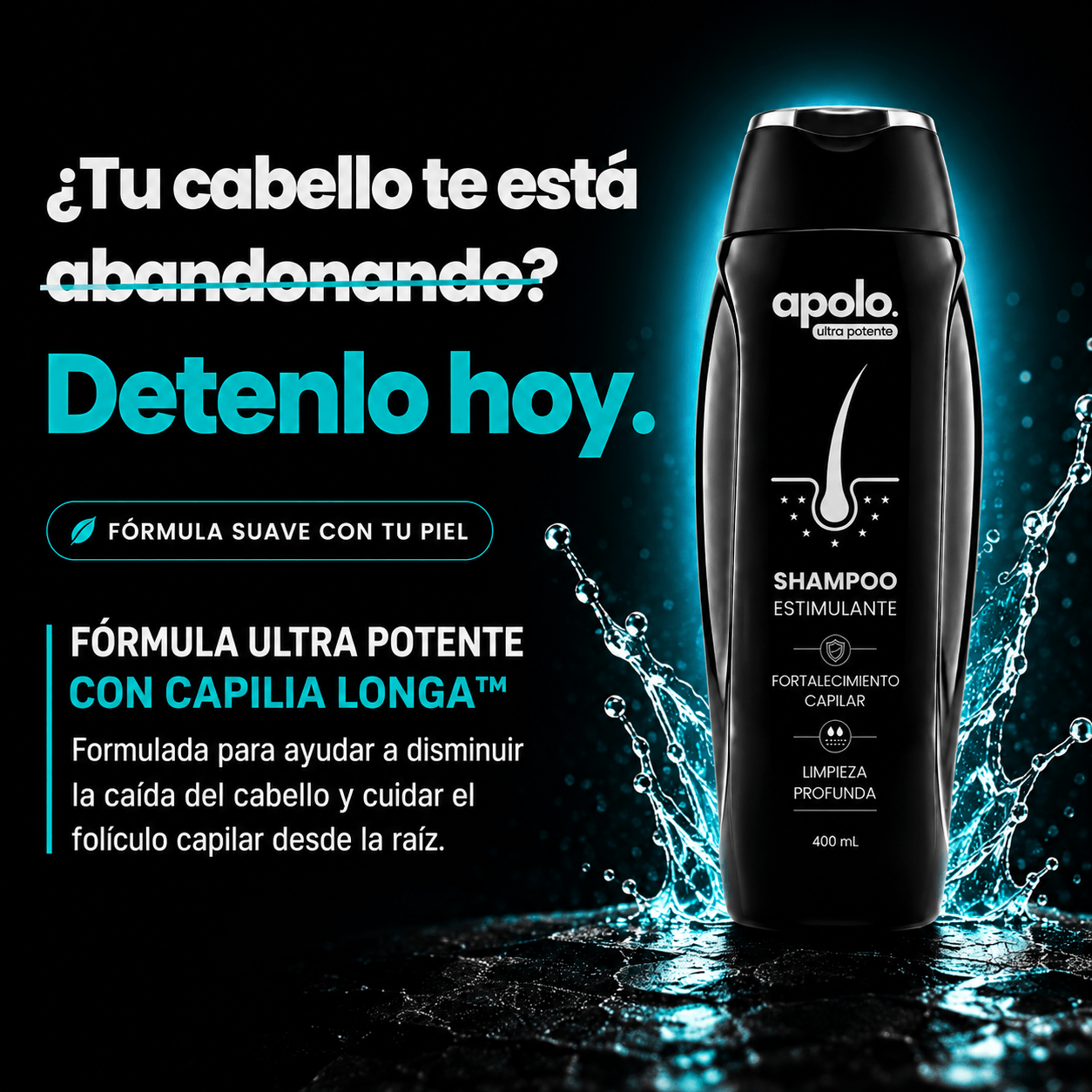 Apolo Ultra Potente Shampoo Estimulante