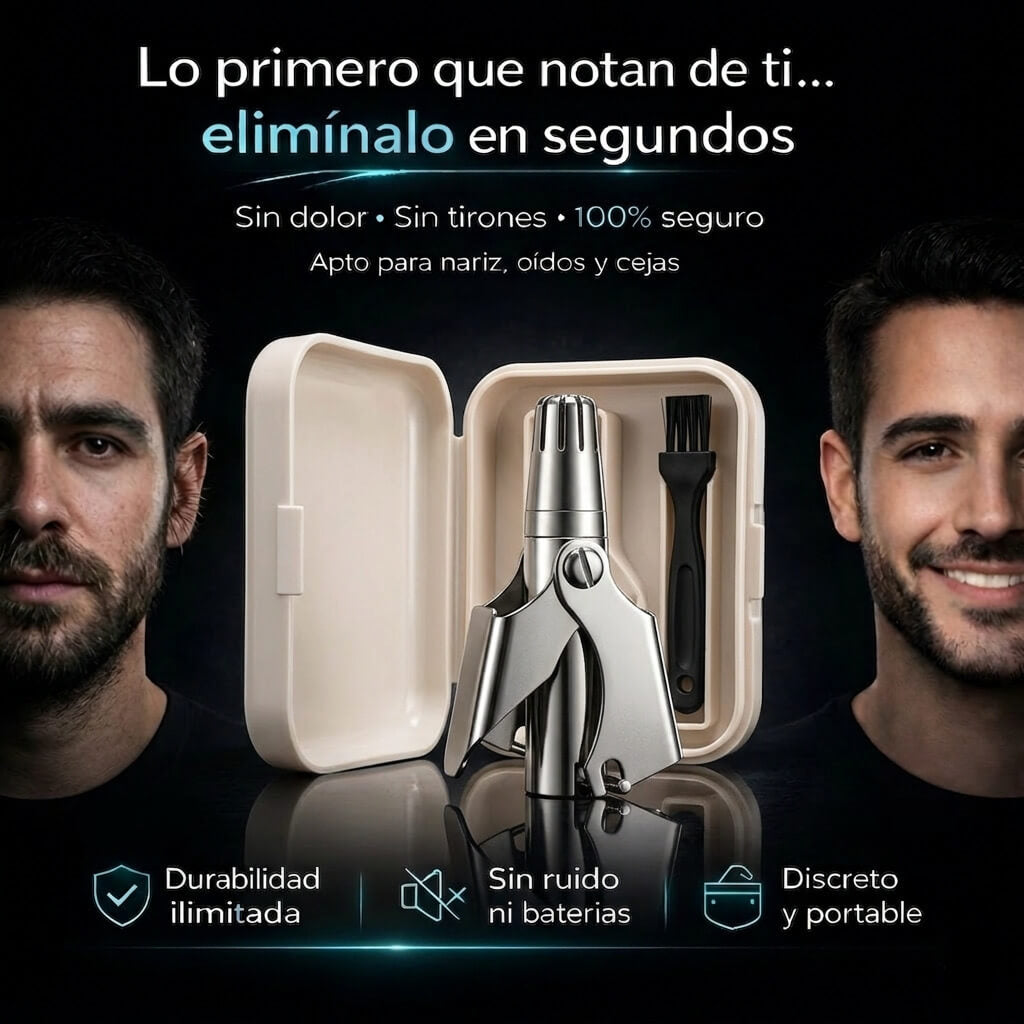 DERMATRIM™ PRO - DEPILADOR FACIAL DE PRESICIÓN 3 EN 1