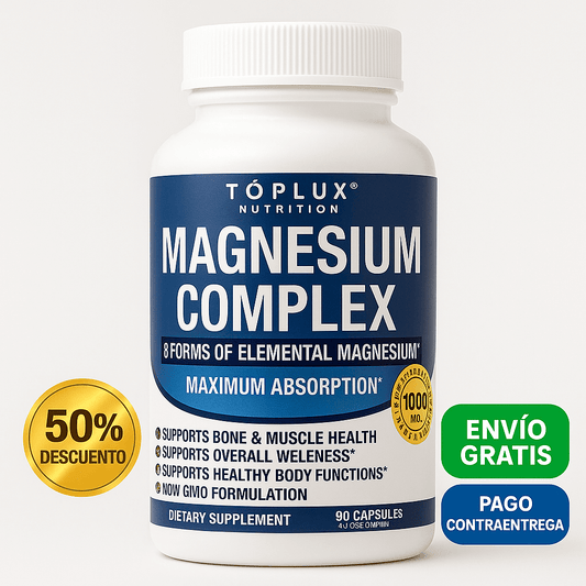 TOPLUX® MAGNESIO COMPLEX 8 EN 1 IMPORTADO 🇺🇸