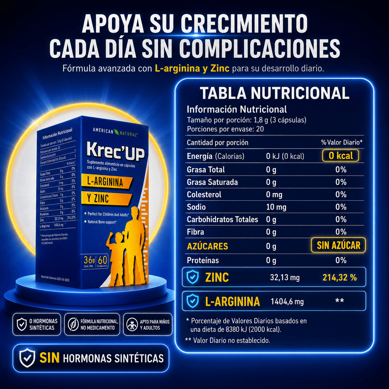 2X1 KREC’UP® ACTIVADOR DE CRECIMIENTO PREMIUM