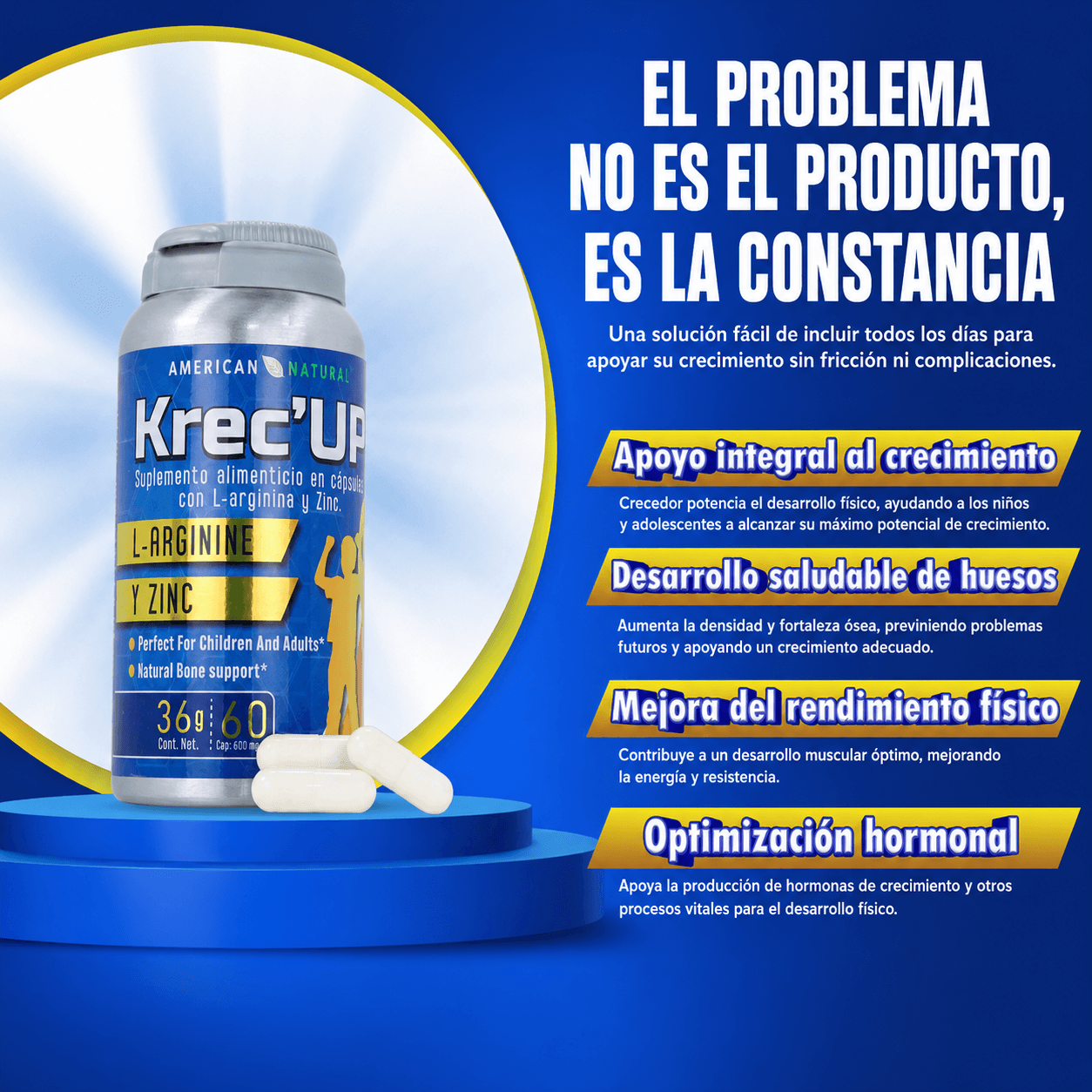2X1 KREC’UP® ACTIVADOR DE CRECIMIENTO PREMIUM