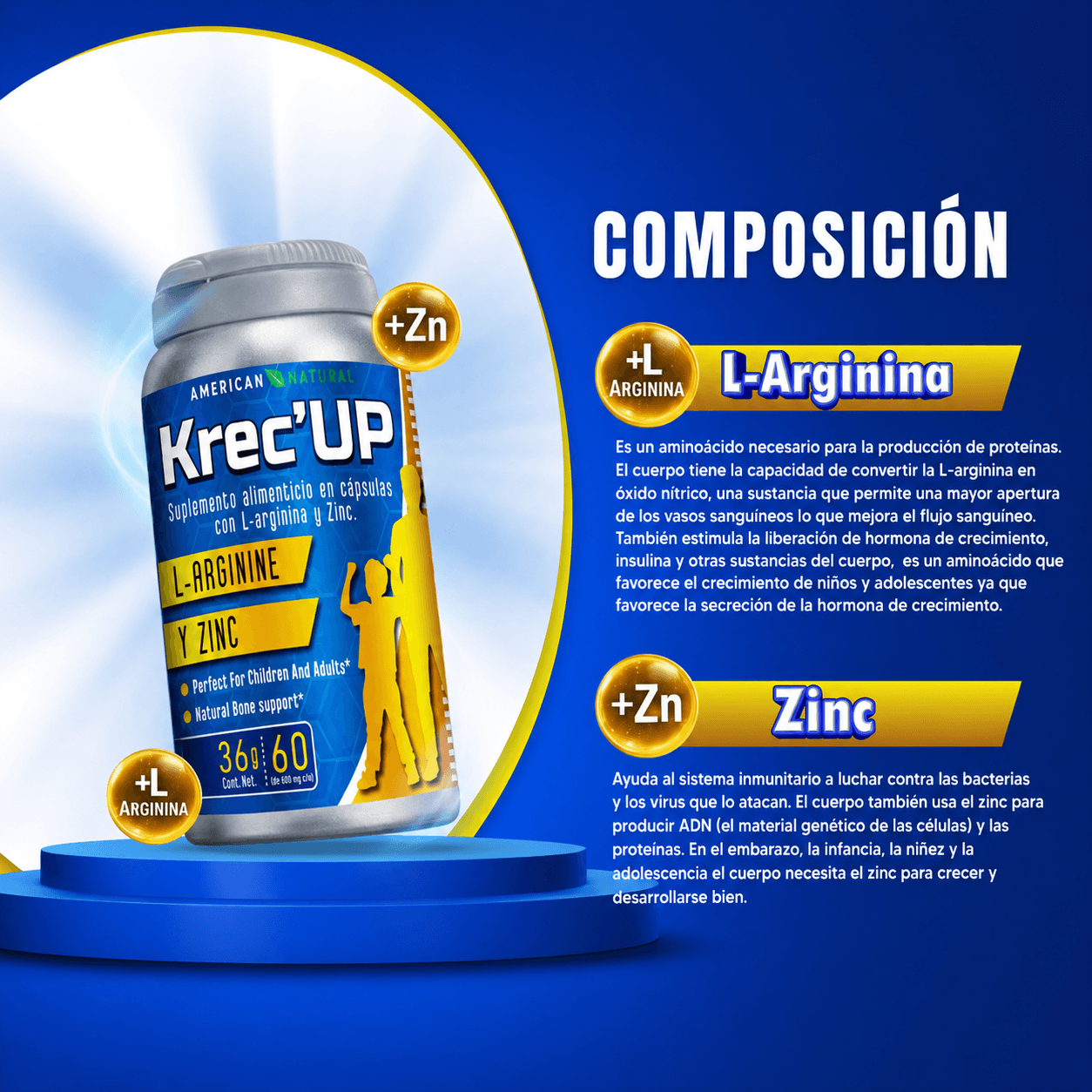 2X1 KREC’UP® ACTIVADOR DE CRECIMIENTO PREMIUM