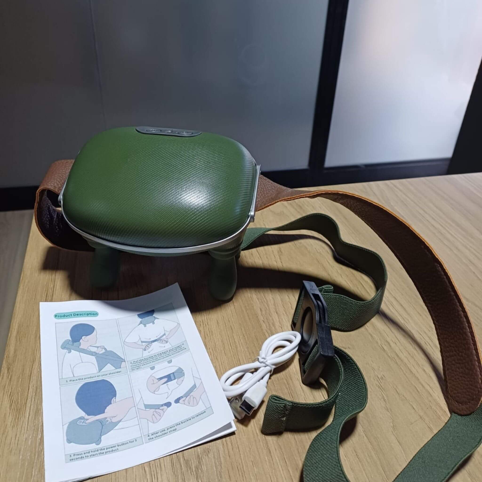 Alivio Pro 4D™ – Masajeador con Calor para Cuello y Espalda