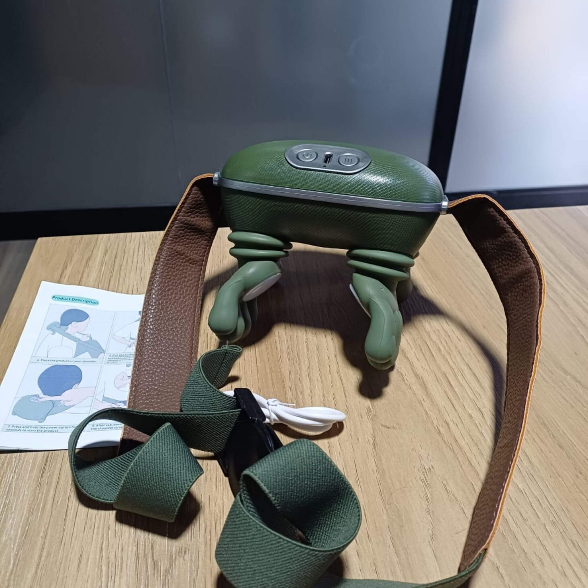 Alivio Pro 4D™ – Masajeador con Calor para Cuello y Espalda