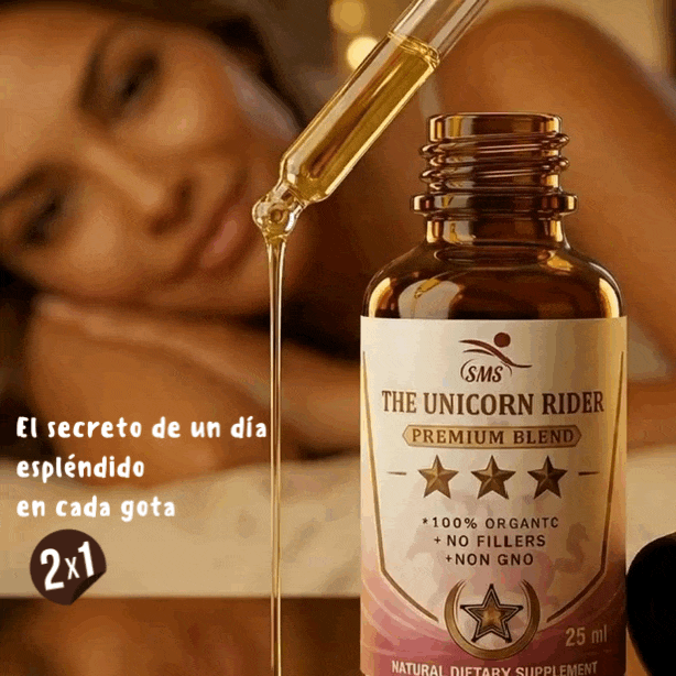 2X1 THE UNICORN RIDE® EXTRACTO ORGÁNICO DE MÁXIMA POTENCIA  PARA LA SALUD FEMENINA 25ML