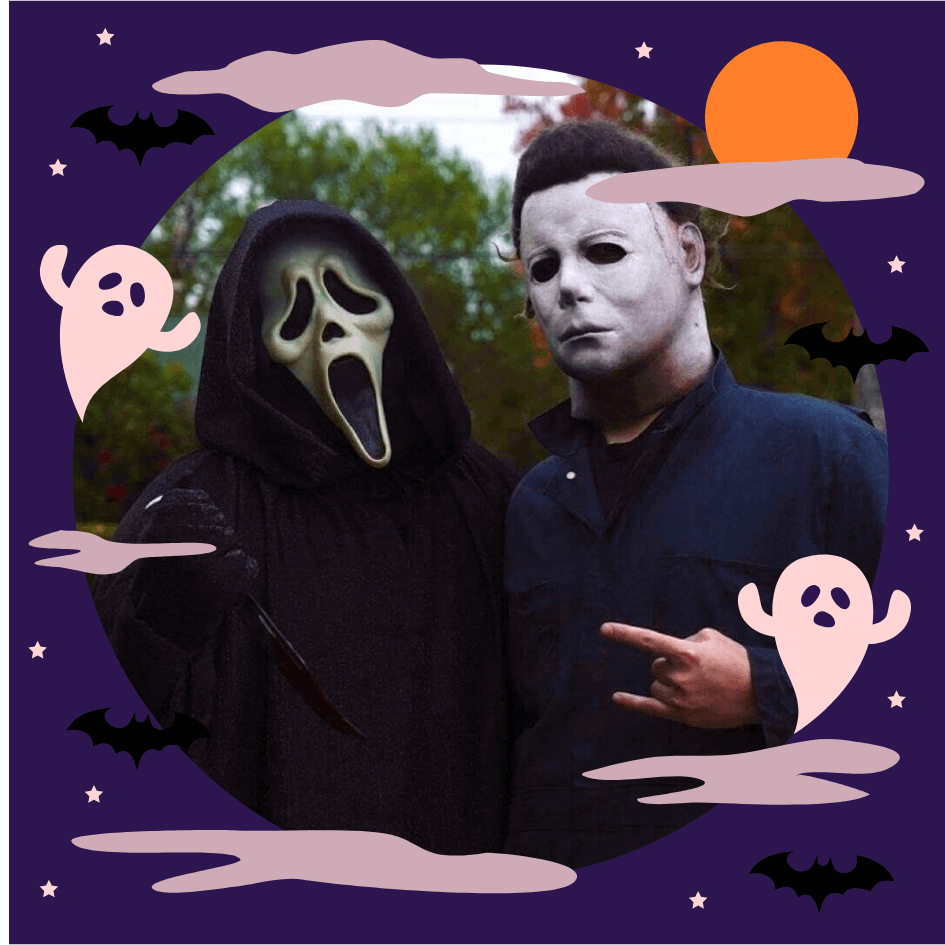 MÁSCARA MICHAEL MYERS® ORIGINAL + CUCHILLO DE JUGUETE DE REGALO 🎁