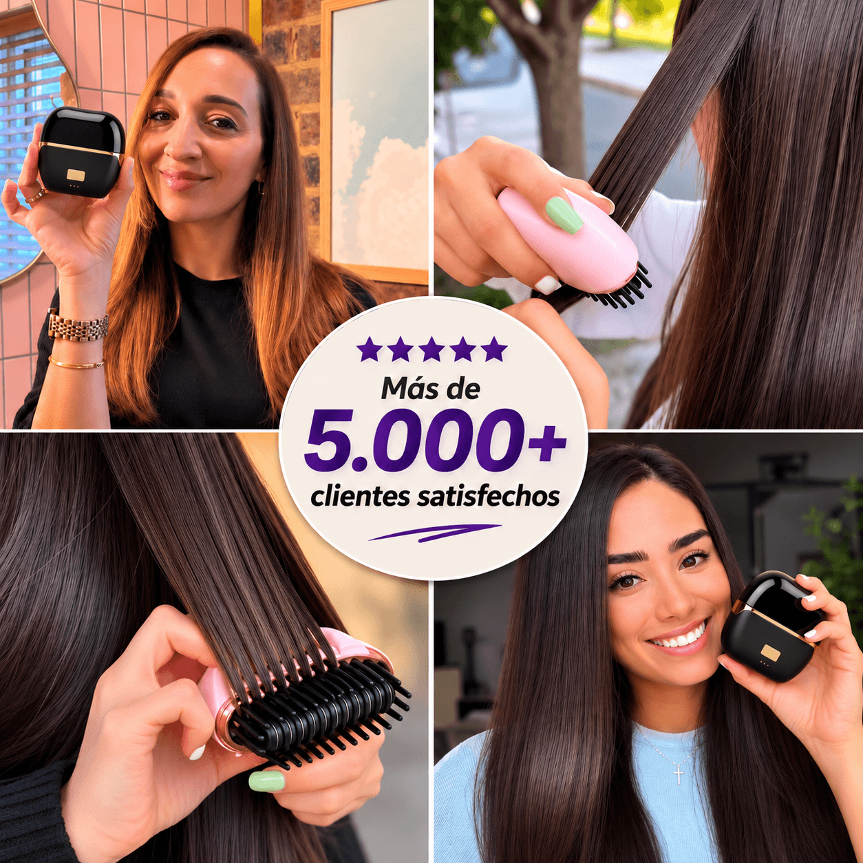 Mini plancha de pelo con calor ManeHalo™