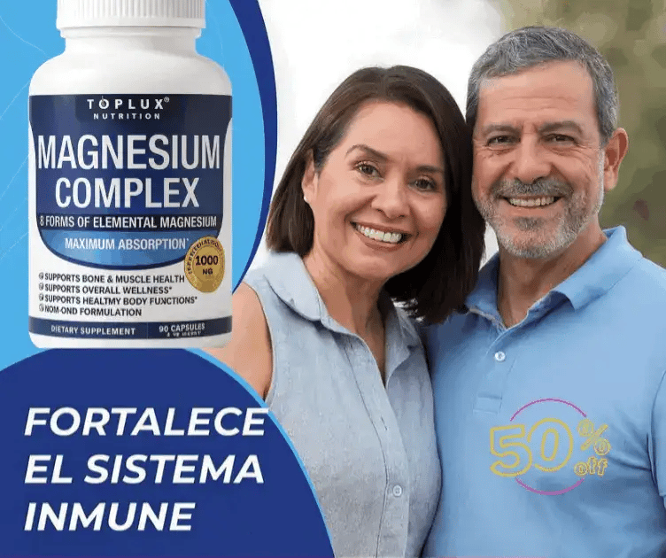 TOPLUX® MAGNESIO COMPLEX 8 EN 1 IMPORTADO 🇺🇸